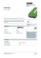 Datasheet for Phoenix Contact 2964319, EAN: 4017918176068