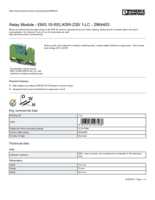 Datasheet for Phoenix Contact 2964403, EAN: 4017918107468