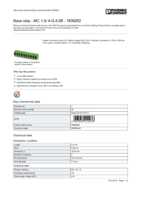 Datasheet for Phoenix Contact 1836202, EAN: 4017918111076