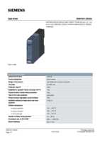 Datasheet for Siemens 3RM10013AA04, EAN: 4011209935815 Datasheet for Siemens 3RM10013AA04, EAN: 4011209935815