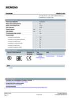 Datasheet for Siemens 3SB29100AG, EAN: 4011209029026