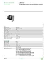 Datasheet for Schneider Electric ZB5AJ2, EAN: 3389110906004