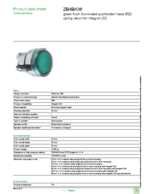 Datasheet for Schneider Electric ZB4BA38, EAN: 3389110887709
