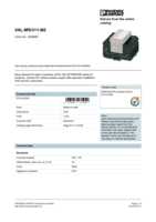 Datasheet for Phoenix Contact 2838885, EAN: 4017918171940