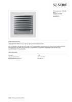 Datasheet for Siedle 200036929-00, EAN: 4015739369294 Datasheet for Siedle 200036929-00, EAN: 4015739369294