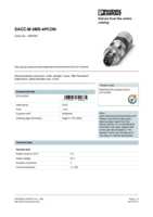 Datasheet for Phoenix Contact 1506765, EAN: 4017918892685