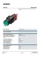 Datasheet for Siemens 3SB22020AB01, EAN: 4011209028036