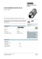 Datasheet for Phoenix Contact 1507764, EAN: 4017918900427