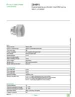 Datasheet for Schneider Electric ZB4BP2, EAN: 3389110887983