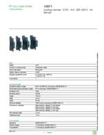 Datasheet for Schneider Electric 19071, EAN: 3303430190714 Datasheet for Schneider Electric 19071, EAN: 3303430190714