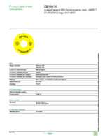 Datasheet for Schneider Electric ZBY8130, EAN: 3389110099355
