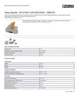Datasheet for Phoenix Contact 2903315, EAN: 4046356732178 Datasheet for Phoenix Contact 2903315, EAN: 4046356732178