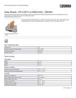 Datasheet for Phoenix Contact 2903304, EAN: 4046356732536 Datasheet for Phoenix Contact 2903304, EAN: 4046356732536