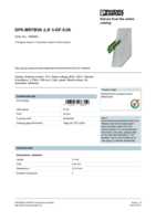 Datasheet for Phoenix Contact 1899294, EAN: 4017918186319