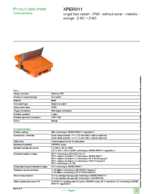 Datasheet for Schneider Electric XPER911, EAN: 3389110147469