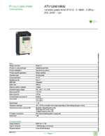 Datasheet for Schneider Electric ATV12H018M2, EAN: 3606480071089