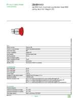 Datasheet for Schneider Electric ZB4BW443, EAN: 3389110666496