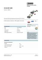Datasheet for Phoenix Contact 1689158, EAN: 4017918890568 Datasheet for Phoenix Contact 1689158, EAN: 4017918890568