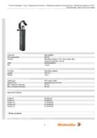 Datasheet for Weidmüller 9001080000, EAN: 4008190208011