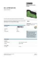 Datasheet for Phoenix Contact 2861438, EAN: 4017918894368