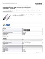 Datasheet for Phoenix Contact 1519574, EAN: 4017918940119