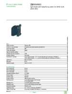 Datasheet for Schneider Electric ZB5AW063, EAN: 3389110909753
