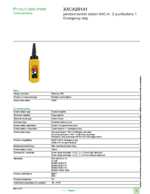 Datasheet for Schneider Electric XACA29141, EAN: 3389110891409