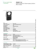 Datasheet for Schneider Electric ZB4BA7120, EAN: 3389119043816