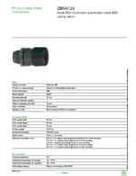 Datasheet for Schneider Electric ZB5AC24, EAN: 3389110904871