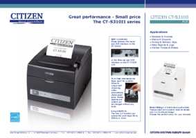 Datasheet for CITIZEN CTS310IIXEEBX