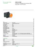 Datasheet for Schneider Electric XB5AW35B5, EAN: 3389110904185