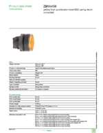 Datasheet for Schneider Electric ZB5AA58, EAN: 3389110904741