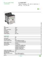 Datasheet for Schneider Electric LC1K0610F7, EAN: 3389110429381 Datasheet for Schneider Electric LC1K0610F7, EAN: 3389110429381