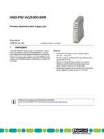 Datasheet for Phoenix Contact 2902991, EAN: 4046356729192