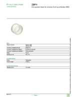 Datasheet for Schneider Electric ZBPA, EAN: 3389110355505
