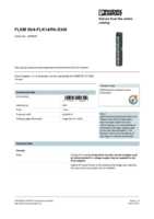 Datasheet for Phoenix Contact 2296281, EAN: 4017918190309 Datasheet for Phoenix Contact 2296281, EAN: 4017918190309