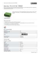 Datasheet for Phoenix Contact 1804823, EAN: 4017918046262