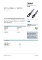 Datasheet for Phoenix Contact 1525445, EAN: 4017918950040