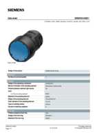 Datasheet for Siemens 3SB20000AB01, EAN: 4011209027527