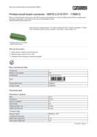 Datasheet for Phoenix Contact 1786912, EAN: 4017918042875