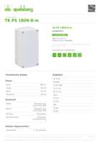 Datasheet for Spelsberg 10591001, EAN: 4013902861149