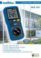 Datasheet for Chauvin Arnoux MX0407, EAN: 3760171416587