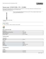 Datasheet for Phoenix Contact 1212603, EAN: 4046356590266
