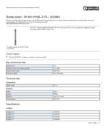 Datasheet for Phoenix Contact 1212601, EAN: 4046356590754