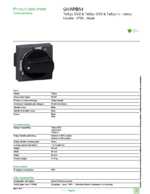 Datasheet for Schneider Electric GVAPB54, EAN: 3606480160899 Datasheet for Schneider Electric GVAPB54, EAN: 3606480160899