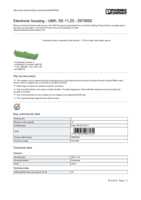Datasheet for Phoenix Contact 2970002, EAN: 4017918087531