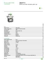 Datasheet for Schneider Electric ZB4RTA3, EAN: 3606480334504
