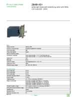 Datasheet for Schneider Electric ZB4BV4D1, EAN: 3389110287158
