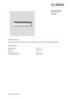 Datasheet for Siedle 200038551-00, EAN: 4015739385515