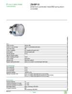 Datasheet for Schneider Electric ZB4BP18, EAN: 3389110888041
